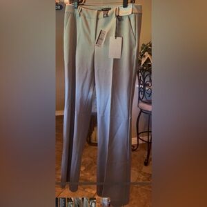 New York & Company Light Gray/Tan (Putty) Flare Pants - CityStretch Luxe NWT